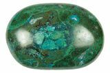 Polished Chrysocolla and Malachite Stone - Peru #250338-1